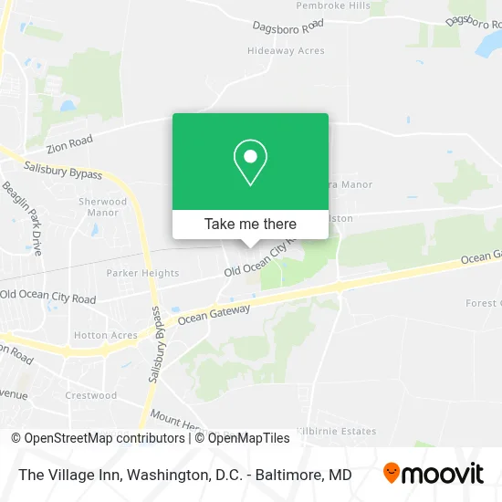 The Village Inn map