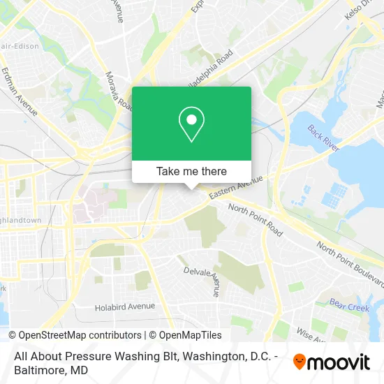 All About Pressure Washing Blt map