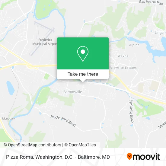 Pizza Roma map
