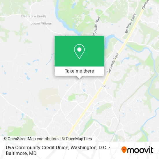 Uva Community Credit Union map
