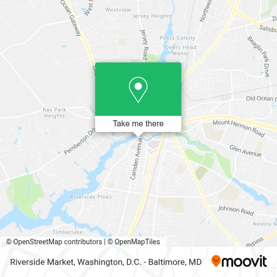 Riverside Market map