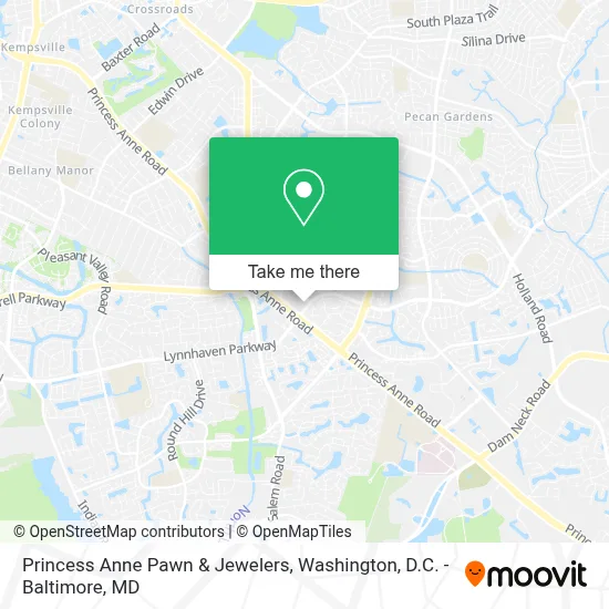 Princess Anne Pawn & Jewelers map