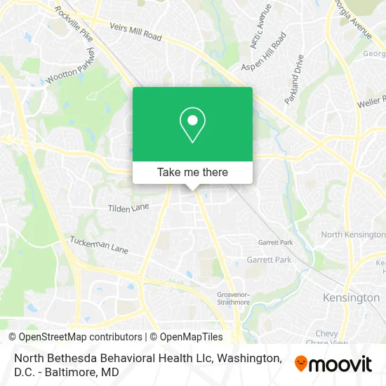 North Bethesda Behavioral Health Llc map