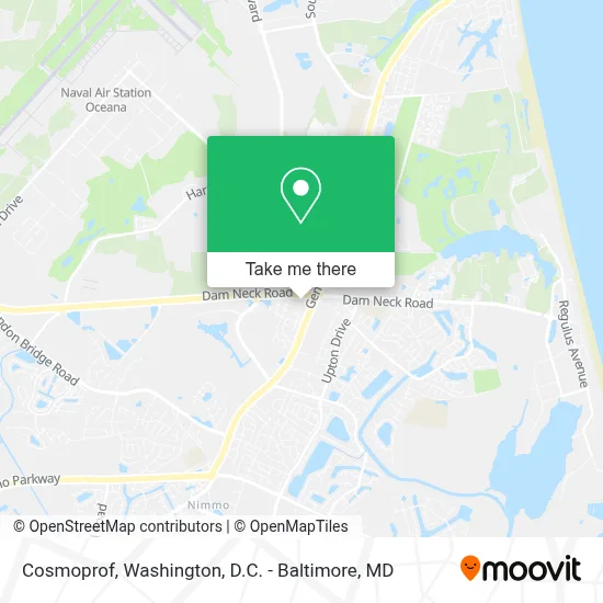 Cosmoprof map