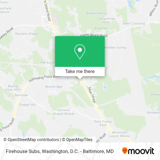Firehouse Subs map