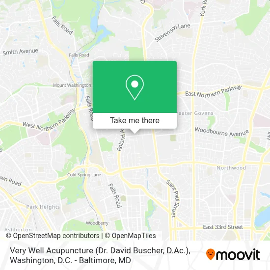 Very Well Acupuncture (Dr. David Buscher, D.Ac.) map