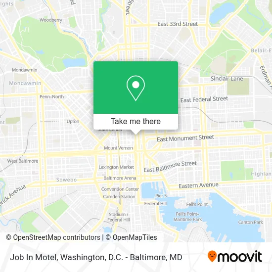 Job In Motel map