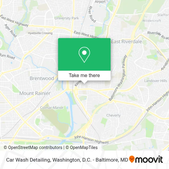 Car Wash Detailing map