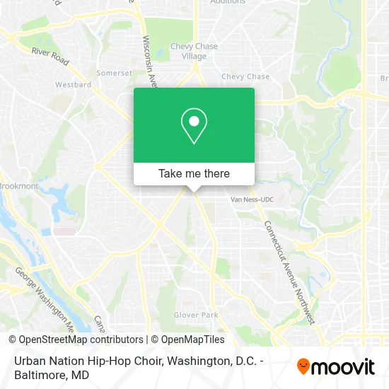 Urban Nation Hip-Hop Choir map