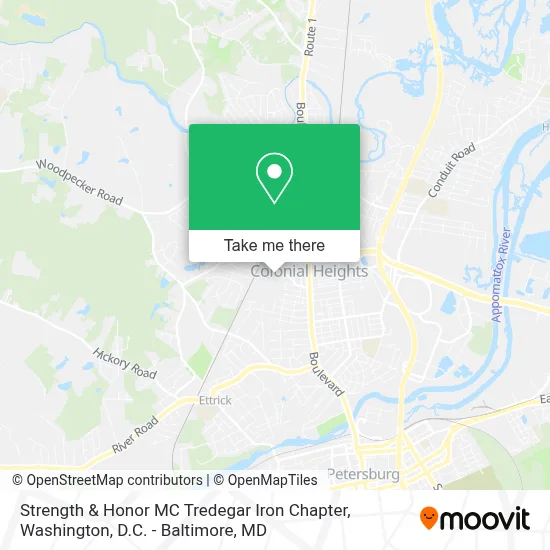 Strength & Honor MC Tredegar Iron Chapter map