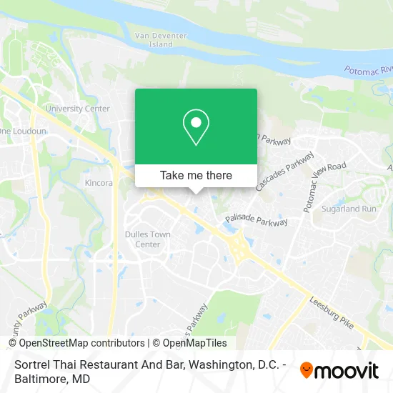 Sortrel Thai Restaurant And Bar map