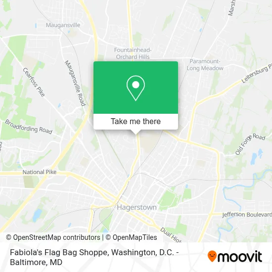 Fabiola's Flag Bag Shoppe map