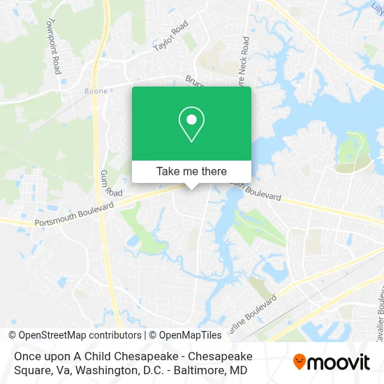 Once upon A Child Chesapeake - Chesapeake Square, Va map