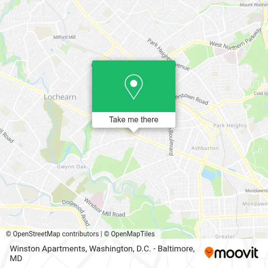 Winston Apartments map