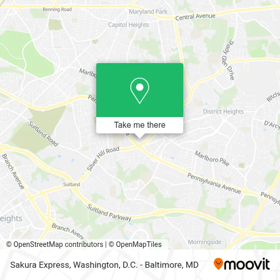 Sakura Express map