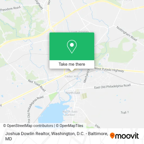 Joshua Dowlin Realtor map