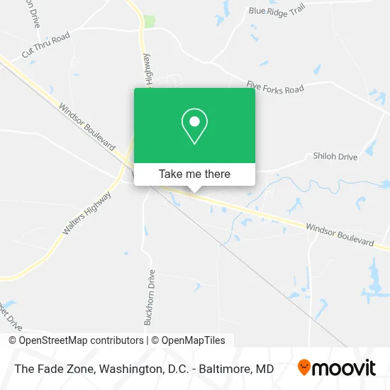 The Fade Zone map