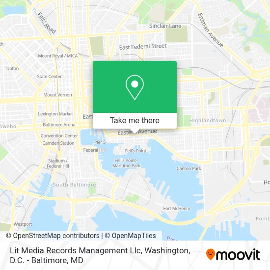 Lit Media Records Management Llc map