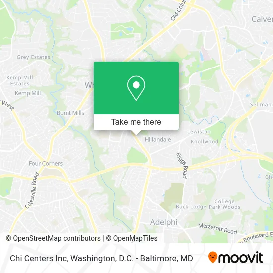 Chi Centers Inc map