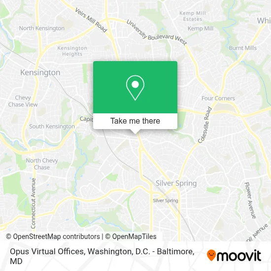 Opus Virtual Offices map
