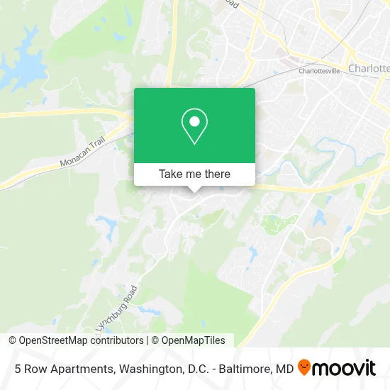 5 Row Apartments map