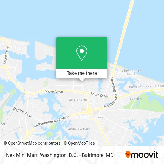 Nex Mini Mart map