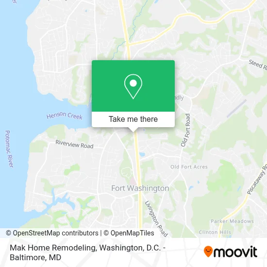 Mak Home Remodeling map