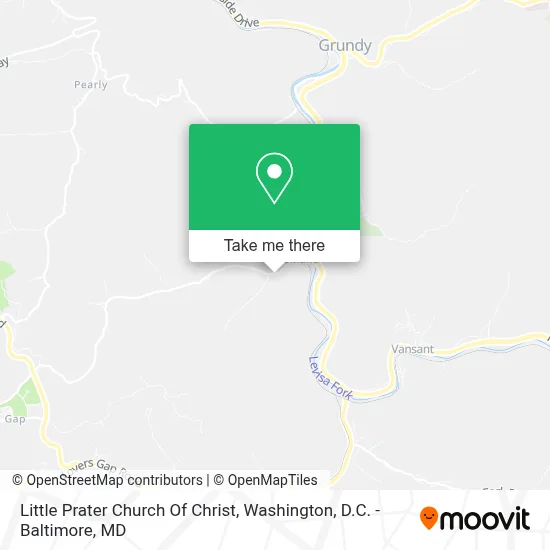 Little Prater Church Of Christ map