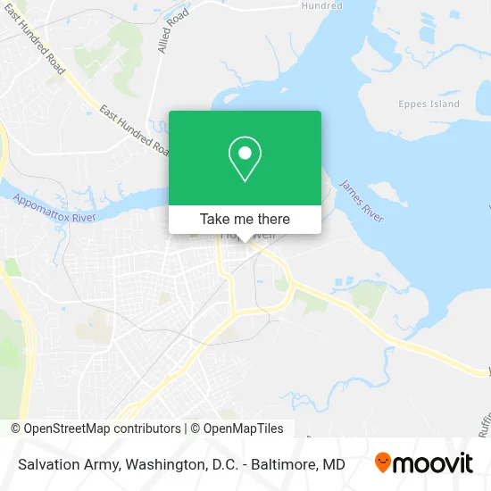 Salvation Army map