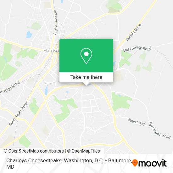 Charleys Cheesesteaks map