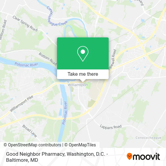 Good Neighbor Pharmacy map
