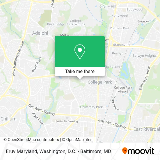 Eruv Maryland map