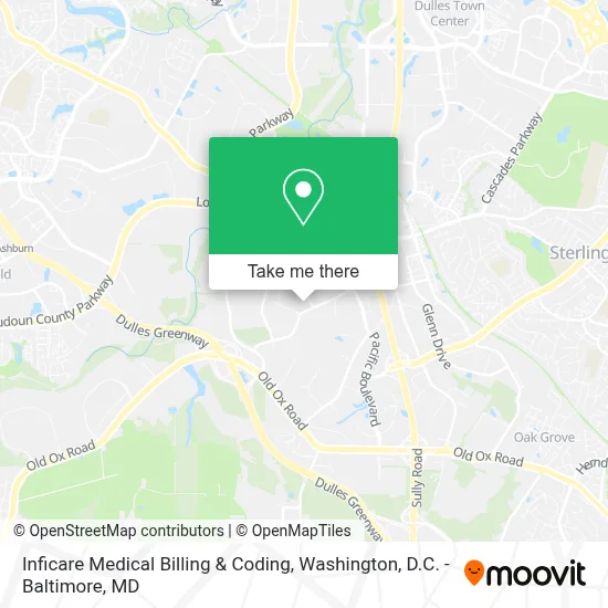 Inficare Medical Billing & Coding map