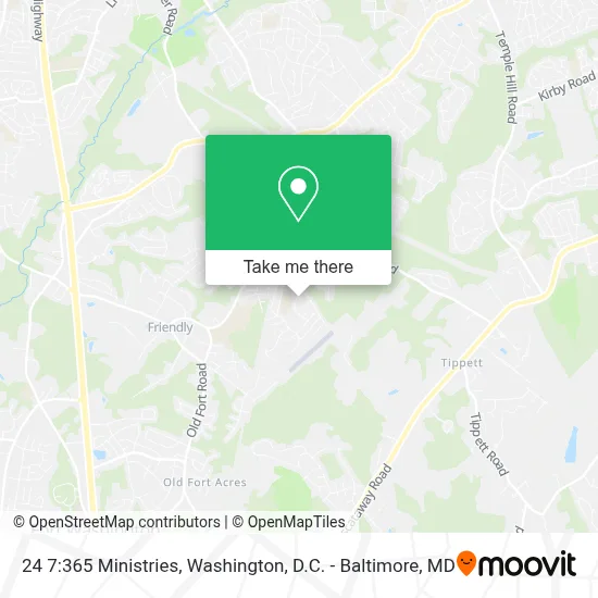 24 7:365 Ministries map