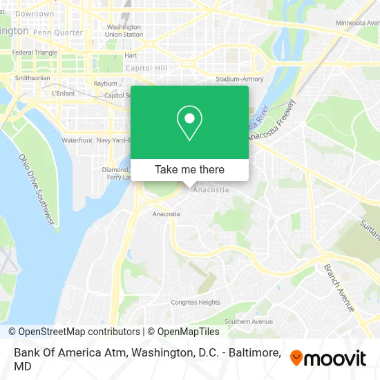 Bank Of America Atm map
