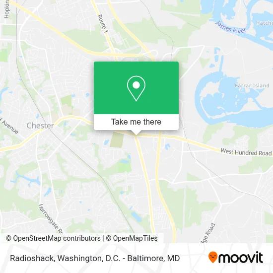 Radioshack map