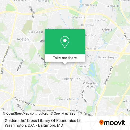 Goldsmiths' Kress Library Of Economics Lit map