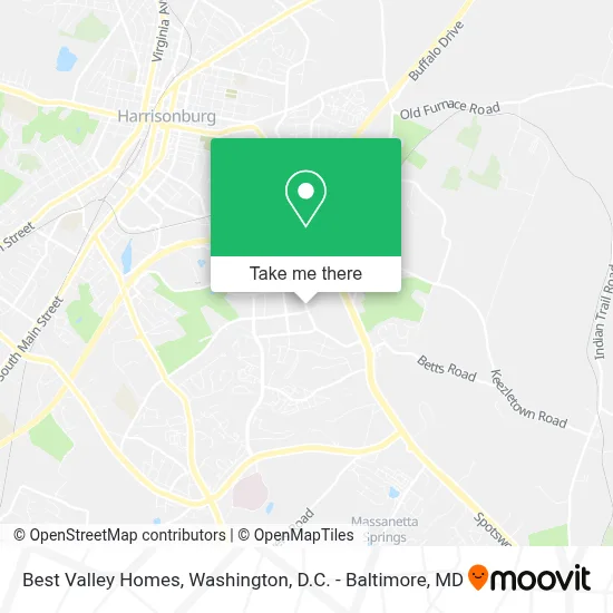 Best Valley Homes map