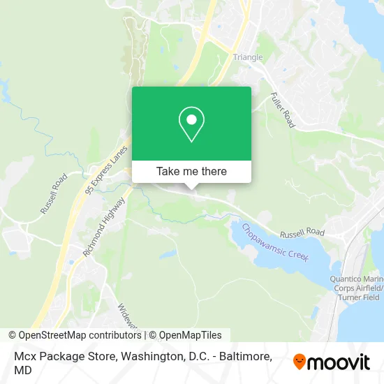 Mcx Package Store map