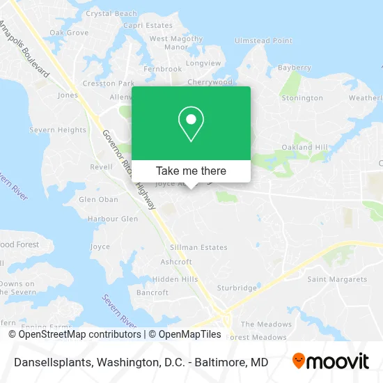 Dansellsplants map