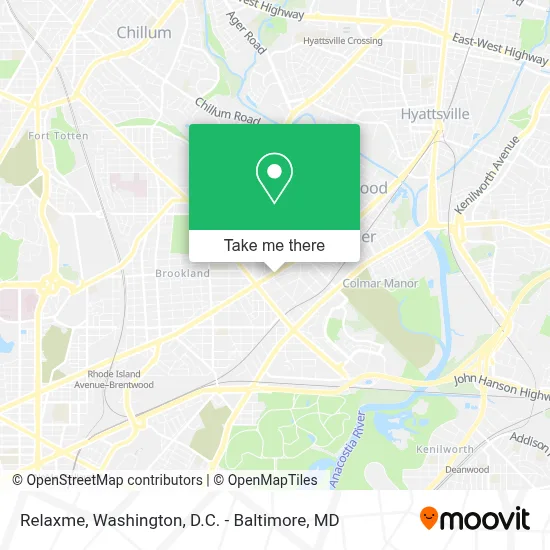 Relaxme map