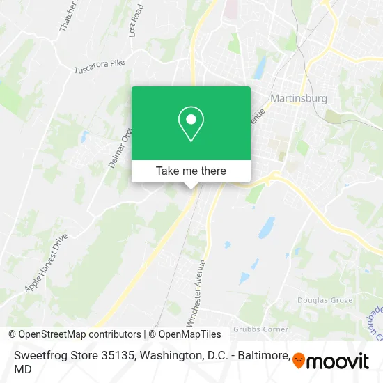 Sweetfrog Store 35135 map