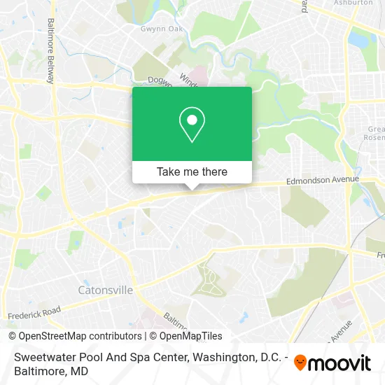 Sweetwater Pool And Spa Center map