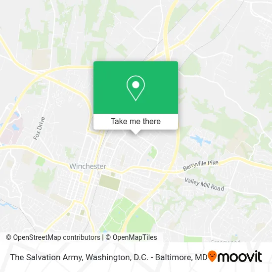 The Salvation Army map