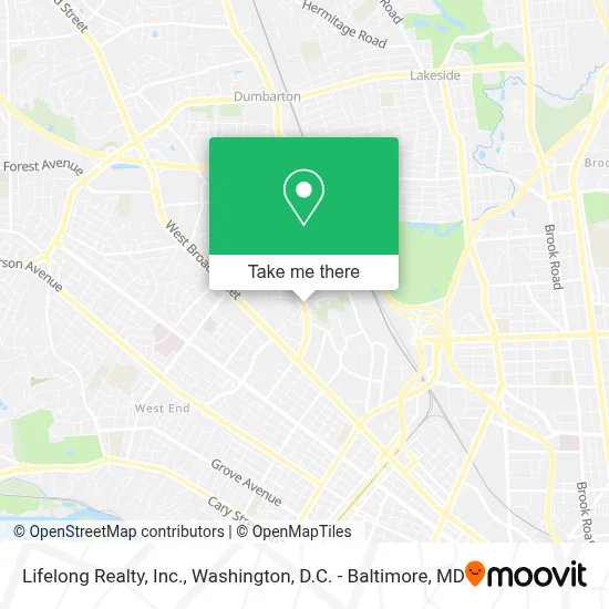 Lifelong Realty, Inc. map