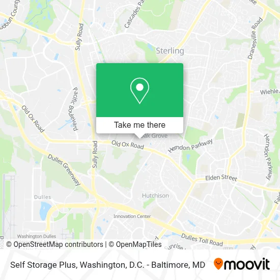 Self Storage Plus map