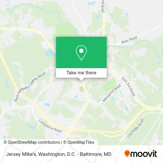 Jersey Mike's map