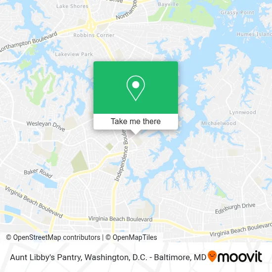 Aunt Libby's Pantry map