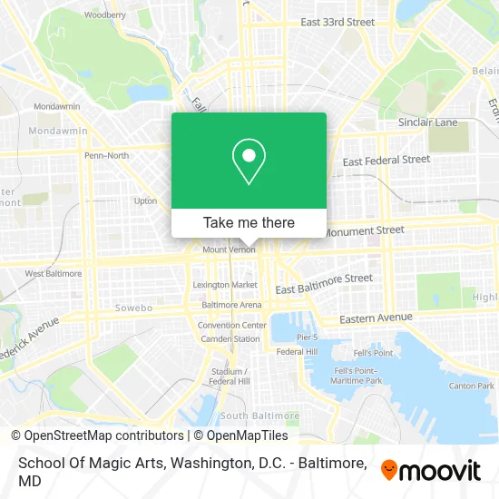 School Of Magic Arts map