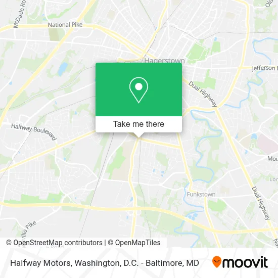 Halfway Motors map